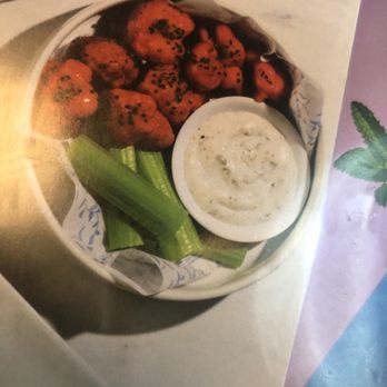 Earls Kitchen + Bar - Buffalo Cauliflower picture on menu - Cocktail Bars Near Me - Plano, Texas