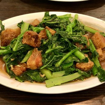 Ruen Pair - Chinese Broccoli with Crispy Pork - Thai Near Me - Los Angeles, California