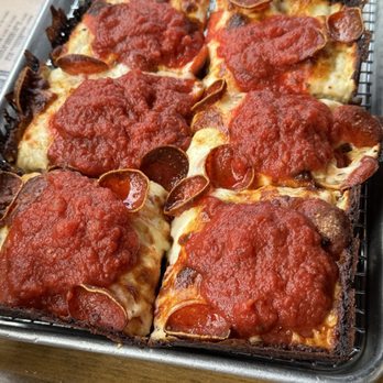 Bricks Corner - Double Pepperoni Pizza - Bars Near Me - Salt Lake City, Utah