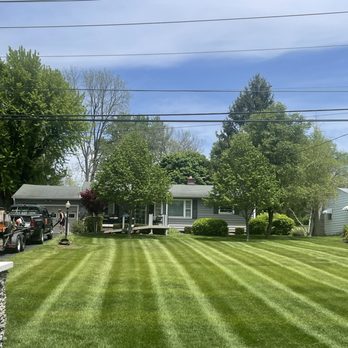 A Better Lawn care - a green lawn with trees and bushes - Lawn Services Near Me - Middletown, Ohio
