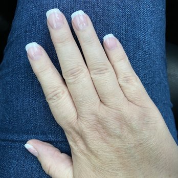 Artisan Nail Spa - The white parts of the French are incredibly uneven - Nail Salons Near Me - North Richland Hills, Texas Artisan Nail Spa - The white parts of the French are incredibly uneven - Nail Salons Near Me - North Richland Hills, Texas