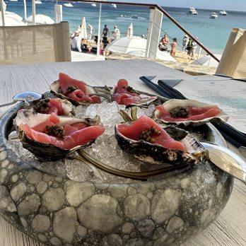 SUR Beach House - This was a really nice twist on plain oysters. The food was very good. - Hotels Near Me - Cabo San Lucas, BCS SUR Beach House - This was a really nice twist on plain oysters. The food was very good. - Hotels Near Me - Cabo San Lucas, BCS