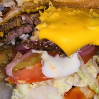 Mr. Pepe's Burgers - My modified double cheeseburger I added ketchup and fries on the bottom then a generous layer of ranch across the middle WOW - American Near Me - Montebello, California Mr. Pepe's Burgers - My modified double cheeseburger I added ketchup and fries on the bottom then a generous layer of ranch across the middle WOW - American Near Me - Montebello, California