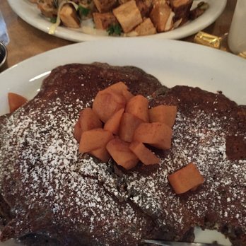 Gravy - Sweet potato buckwheat pancakes. So yummy and sweet no syrup needed! - American Near Me - Portland, Oregon