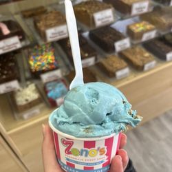 Zeno's Boardwalk Sweet Shop - Cookie Monster ice cream and fudge case