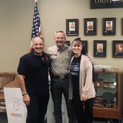 Riverside County Sheriff - Meeting sheriff Chad Bianco for the first time! Great sheriff, wonderful man! Thank you Sheriff Bianco.