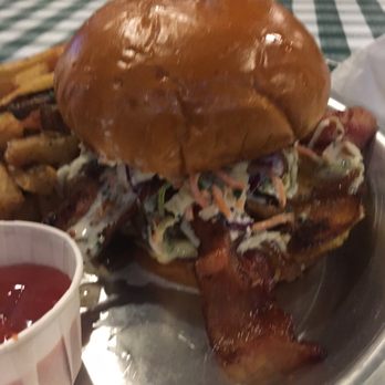 Rodeo Goat - Blue Goat with Bacon - Burgers Near Me - Plano, Texas Rodeo Goat - Blue Goat with Bacon - Burgers Near Me - Plano, Texas