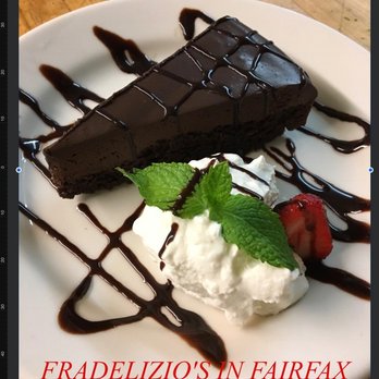Fradelizio's in Fairfax - home made chocolate mousse torte - Italian Near Me - Fairfax, California Fradelizio's in Fairfax - home made chocolate mousse torte - Italian Near Me - Fairfax, California