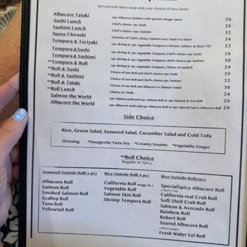 Goshi Japanese Restaurant - Menu May 2025 - Sushi Bars Near Me - Paso Robles, California