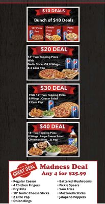 Menu photo 2 Pizza Burger Joint Fox Creek, AB Menu photo 2 Pizza Burger Joint Fox Creek, AB
