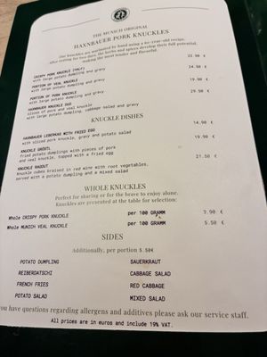 Menu photo 3 Haxnbauer Munich, BY
