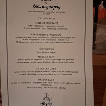 Char - Tea! - New Mexican Cuisine Near Me - Albuquerque, New Mexico