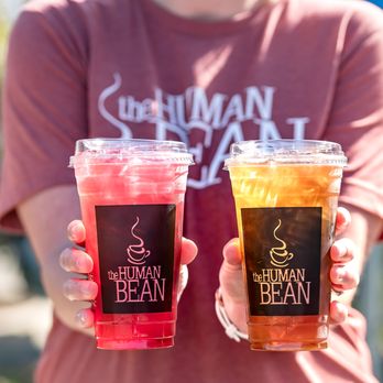 The Human Bean - a man holding two drinks - Coffee & Tea Near Me - Ashland, Oregon The Human Bean - a man holding two drinks - Coffee & Tea Near Me - Ashland, Oregon