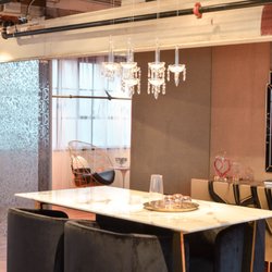 Abby Sparks Jewelry - Client Meeting Table in Abby Spark Jewelry's RiNo Design Studio.