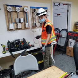 Testing the electrical circuit