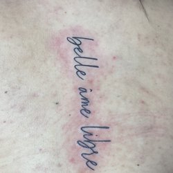 Black Water Tattoo Studio - Beautiful free soul in French - artist was Pedro