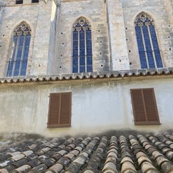 Hotel Basilica - View from a room to a 13 century basilica