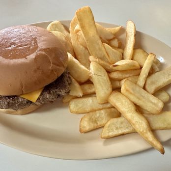 Southern Lady Restaurant - Cheeseburger with steak fries. Absolutely perfect. - American Near Me - Bowdon, Georgia Southern Lady Restaurant - Cheeseburger with steak fries. Absolutely perfect. - American Near Me - Bowdon, Georgia