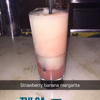Margaritaville - Strawberry banana margarita - $8.50 - Bars Near Me - Tulsa, Oklahoma Margaritaville - Strawberry banana margarita - $8.50 - Bars Near Me - Tulsa, Oklahoma