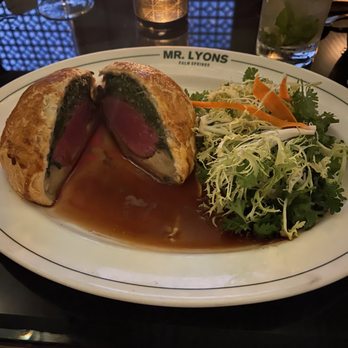Mr. Lyons - Beef Wellington - Steakhouses Near Me - Palm Springs, California Mr. Lyons - Beef Wellington - Steakhouses Near Me - Palm Springs, California