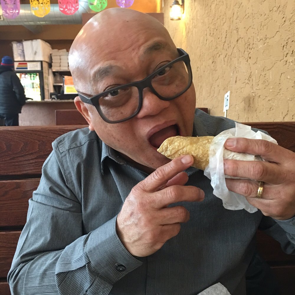 Zacatacos - Hubby obviously enjoying his taco - Mexican Near Me - Chicago, Illinois Zacatacos - Hubby obviously enjoying his taco - Mexican Near Me - Chicago, Illinois