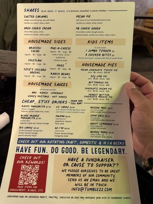 Menu photo 2 Tumble 22 San Marcos, TX Menu photo 2 Tumble 22 San Marcos, TX