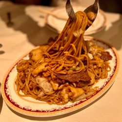 Chester's Asia Restaurant - May 2022...Three Flavor Lo Mein