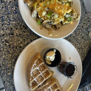 Brunch Snob - Brunch bowl w waffle - Breakfast & Brunch Near Me - Chandler, Arizona Brunch Snob - Brunch bowl w waffle - Breakfast & Brunch Near Me - Chandler, Arizona