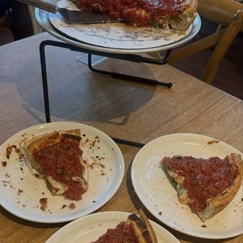 Zachary's Chicago Pizza - Small Stuffed Spinach & Mushroom Pizza - Pizza Near Me - Pleasanton, California Zachary's Chicago Pizza - Small Stuffed Spinach & Mushroom Pizza - Pizza Near Me - Pleasanton, California