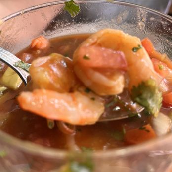 Los Portales Mexican Grill - Shrimp cocktail shrimp close up - Mexican Near Me - Saint Johns, Florida Los Portales Mexican Grill - Shrimp cocktail shrimp close up - Mexican Near Me - Saint Johns, Florida