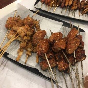 Top SF BBQ - Bacon wrapped enoki mushroom, chicken wings, spare ribs. Etc - Barbeque Near Me - San Francisco, California