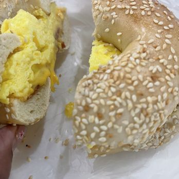 Chesapeake Bagel Bakery - My breakfast bagel. - Bakeries Near Me - McLean, Virginia