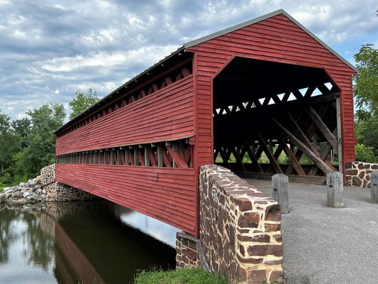 Historic Sachs Covered Bridge by null
