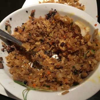 Makoto - We'd already started to dig in, but foie gras fried rice was so yum and I love the runny fried egg on top! - Japanese Near Me - Miami Beach, Florida