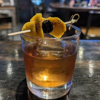 Left Turn Distillery - A whiskey drink. Not sure the name. - Mexican Near Me - Albuquerque, New Mexico