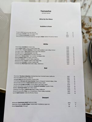 Menu photo 7 Tamasha Raleigh, NC
