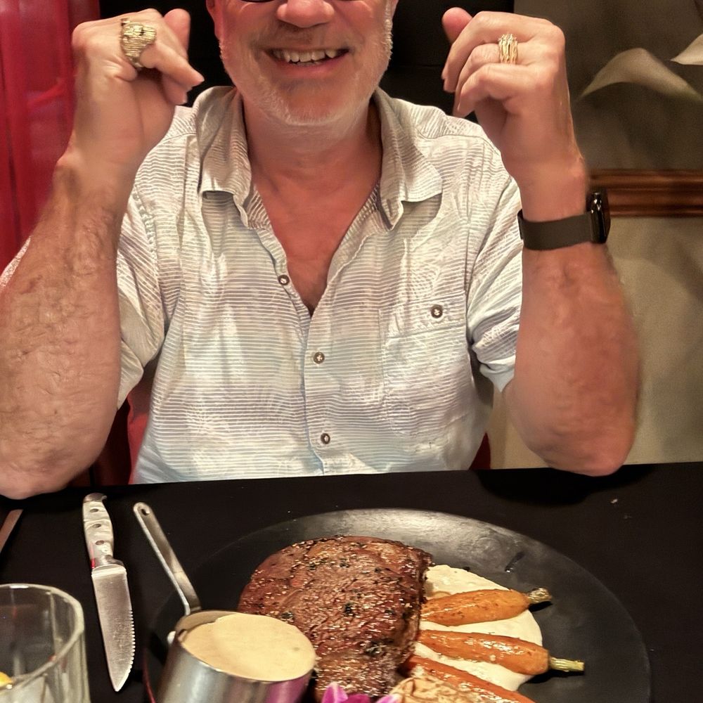 Ribeye with fois gras foam. To. Die. For.