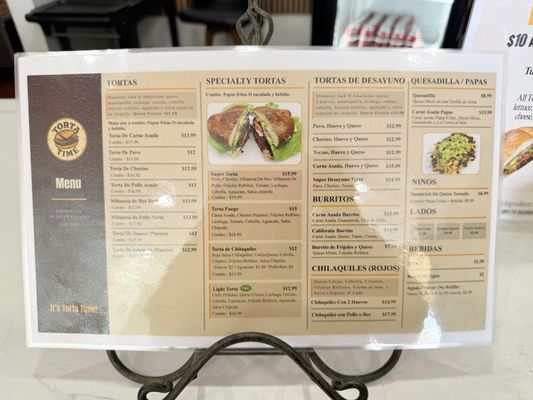 Menu photo 1 Torta Time Oceanside, CA Menu photo 1 Torta Time Oceanside, CA