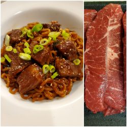 Instant noodles like the 1% - choice meat market beef ftw. jjapaguri (ramdon) Parasite movie - Oscar history!