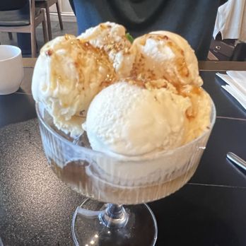 Lan Feast - Osmanthum jelly w ice cream - Chinese Near Me - Brookline, Massachusetts