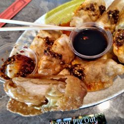 Mandarin Kitchen - I stuffed ABC in Egg Roll half