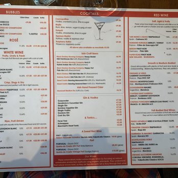 Left Bank Bistro - Drink Menu - Seafood Near Me - Athlone, WH Left Bank Bistro - Drink Menu - Seafood Near Me - Athlone, WH