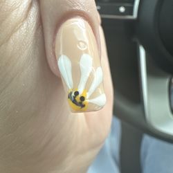 Verda Nails and Spa - Got this design. Awful art.