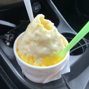 Snow World - Banana/Ice cream mix w/ condensed milk - Shaved Ice Near Me - Terrytown, Louisiana
