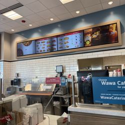 Wawa - Main counter and menu