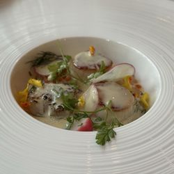 Nimb Brasserie - Scallops that came with the summer menu