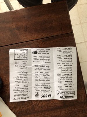 Menu photo 2 Medina's Take Out Stockbridge, MI