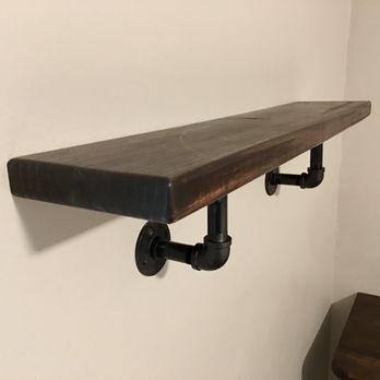 FBN Woodworks - pipe shelf - Carpenters Near Me - Spring, Texas