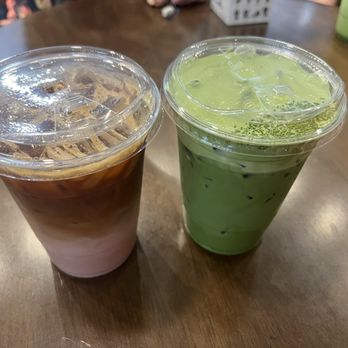 Auria Coffee - Strawberry Latte and Matcha - Desserts Near Me - Buena Park, California Auria Coffee - Strawberry Latte and Matcha - Desserts Near Me - Buena Park, California
