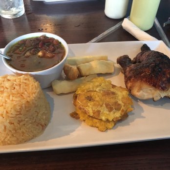 Pio Pio - #1 - 1/4 Chicken Rice & Beans with side - Colombian Near Me - Charlotte, North Carolina